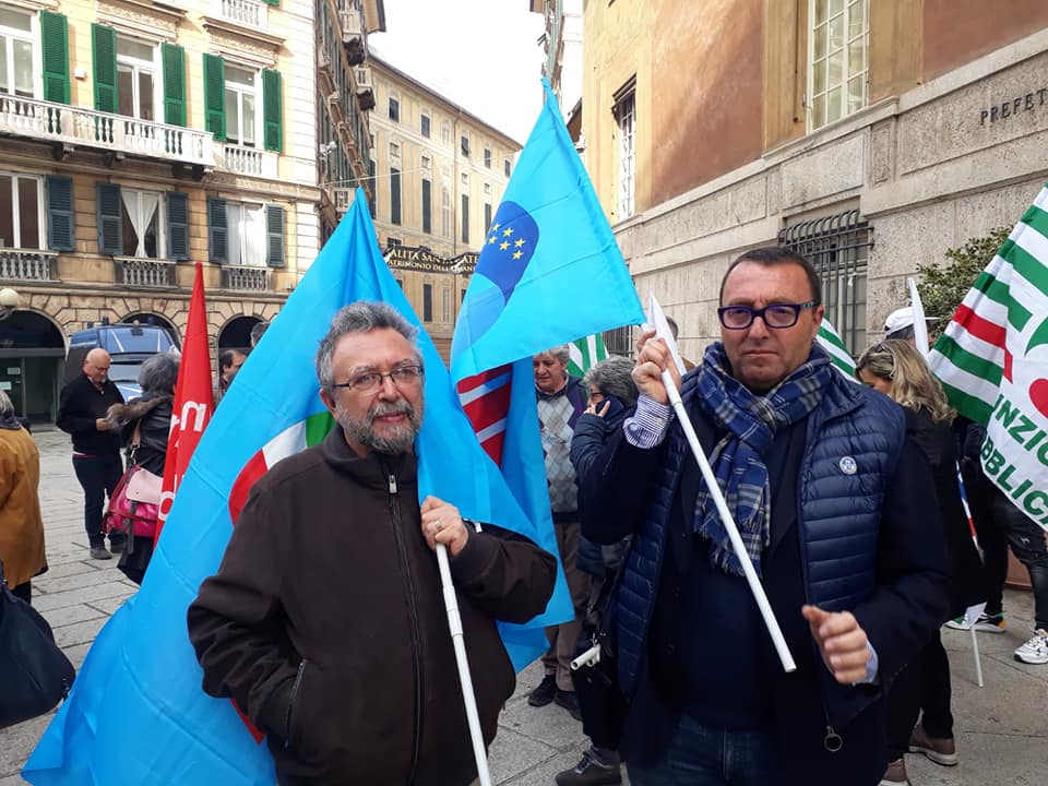 Genova, sciopero dei dipendenti dell’agenzia delle entrate.