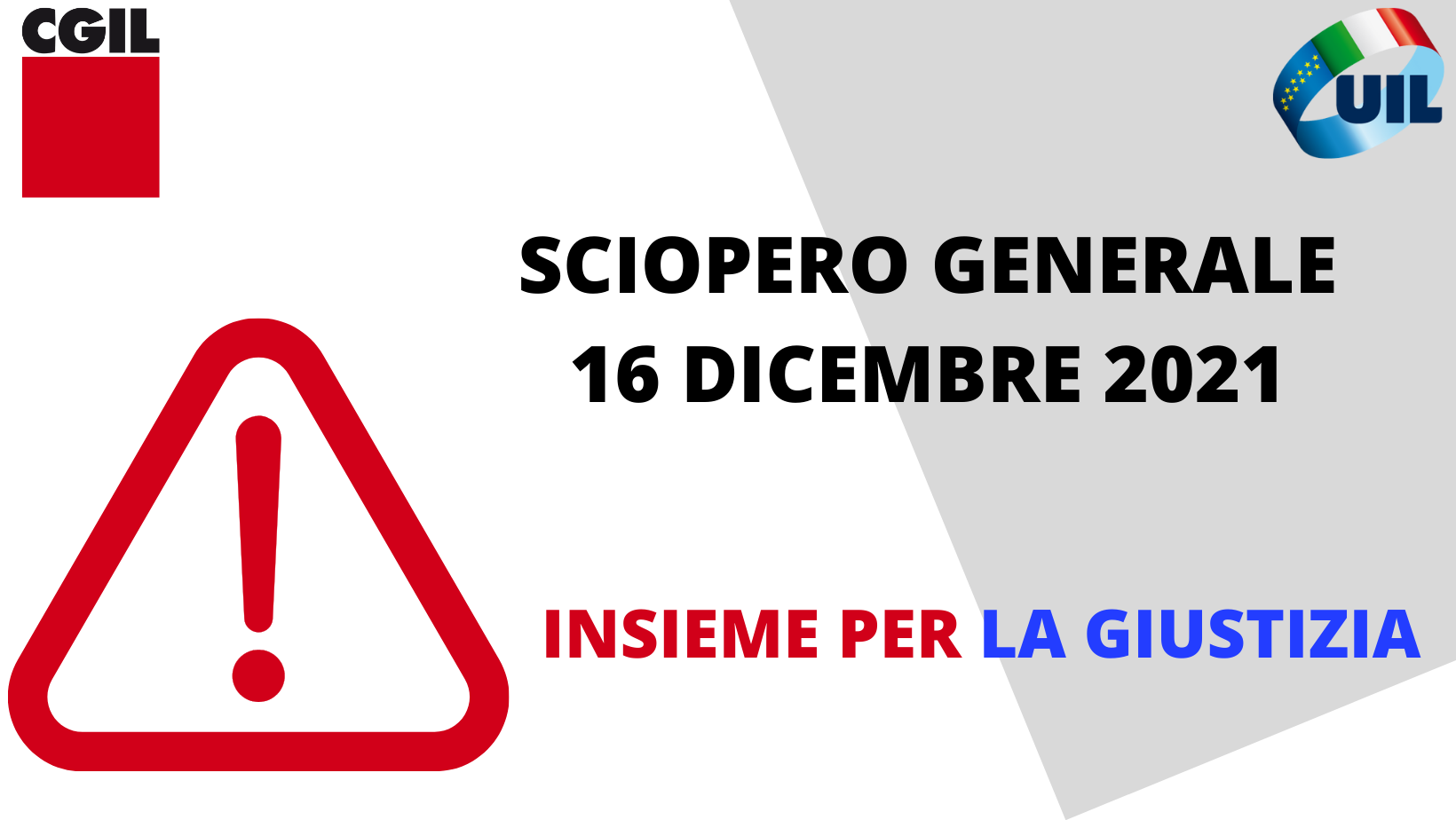 Giovedì 16 dicembre 2021, Cgil e Uil 8 ore di sciopero generale e manifestazione interregionale a Milano: dalla Liguria si mobilita una delegazione di 1500 persone tra lavoratori e attivisti.