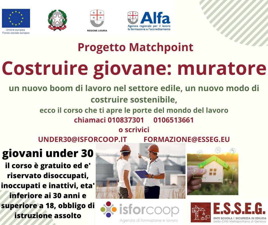 Progetto Matchpoint e Garanzia Giovani, tante opportunità per giovani disoccupati