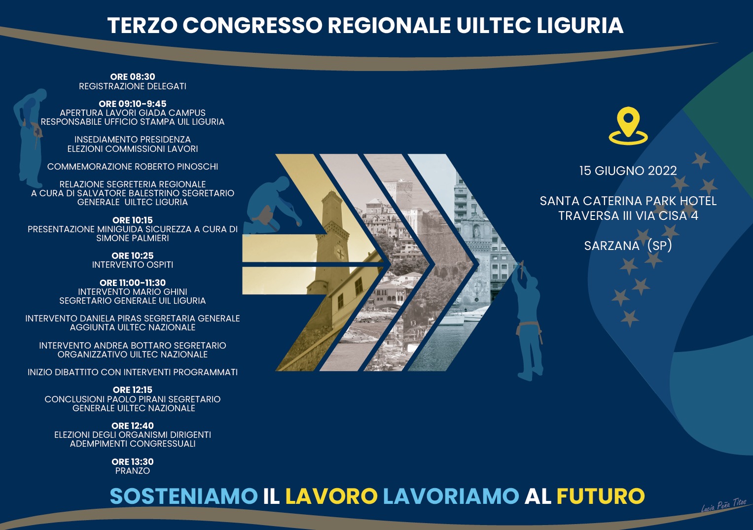 III Congresso regionale della Uiltec Liguria: appuntamento il 15 giugno a Sarzana