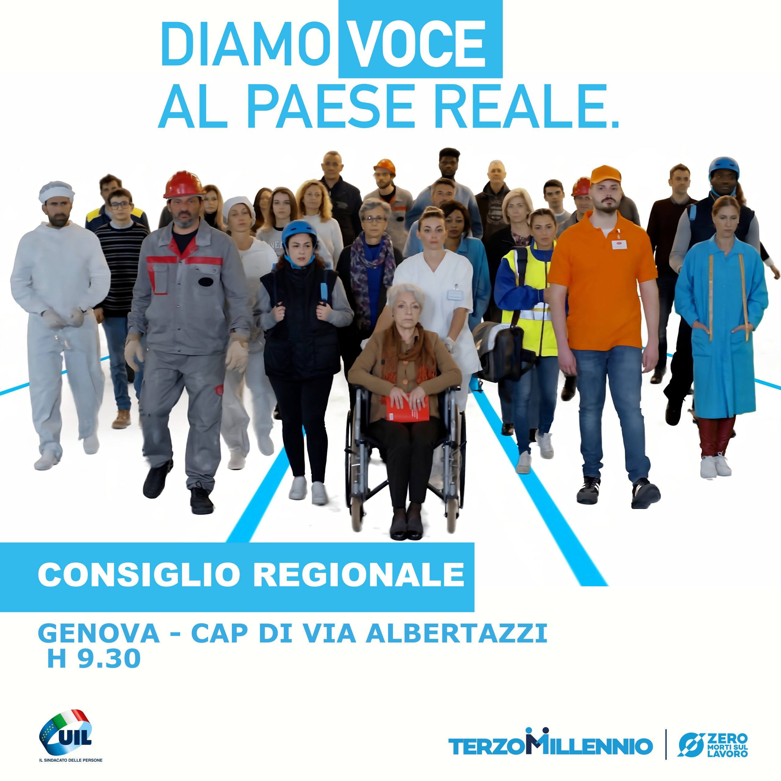 “Diamo Voce al Paese Reale”. Il 2 marzo appuntamento al CAP di via Albertazzi a Genova