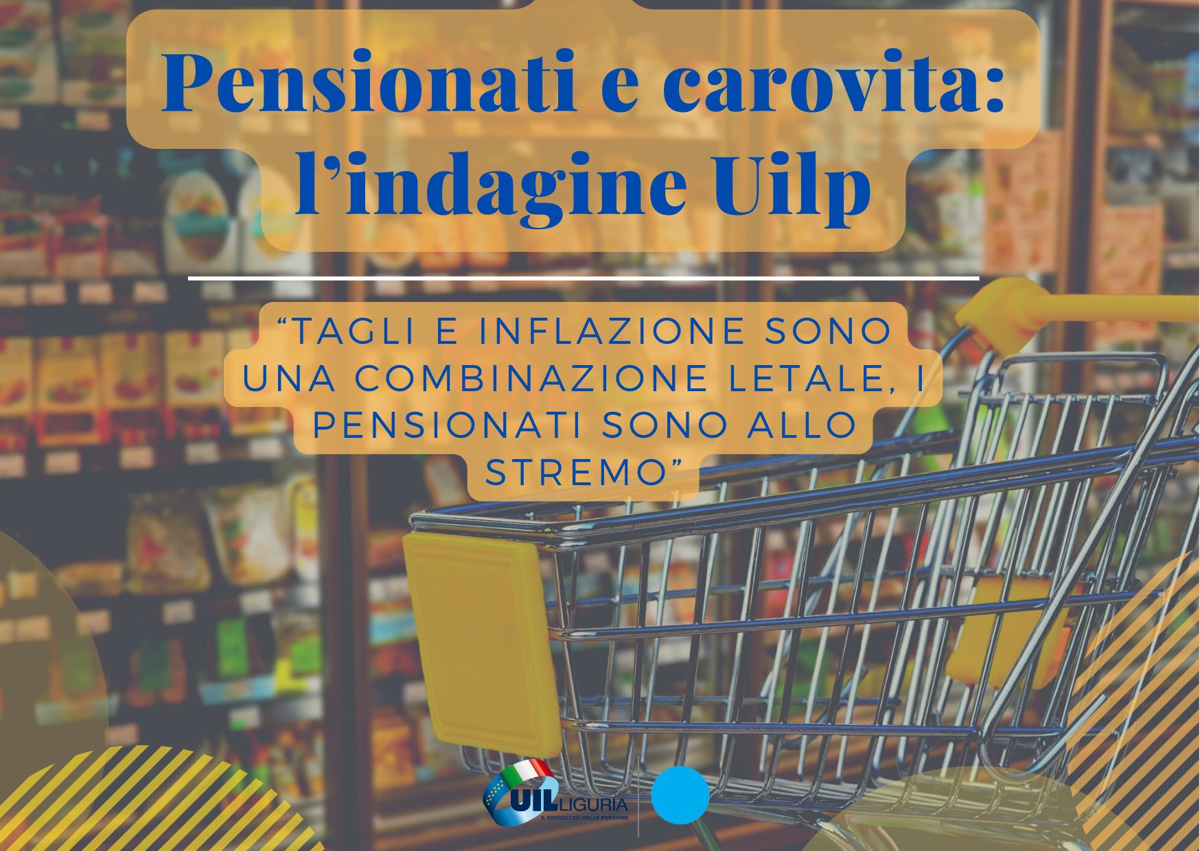 Pensioni e carovita. Lo studio Uilp: “Tagli e inflazione sono una combinazione letale, i pensionati sono allo stremo”