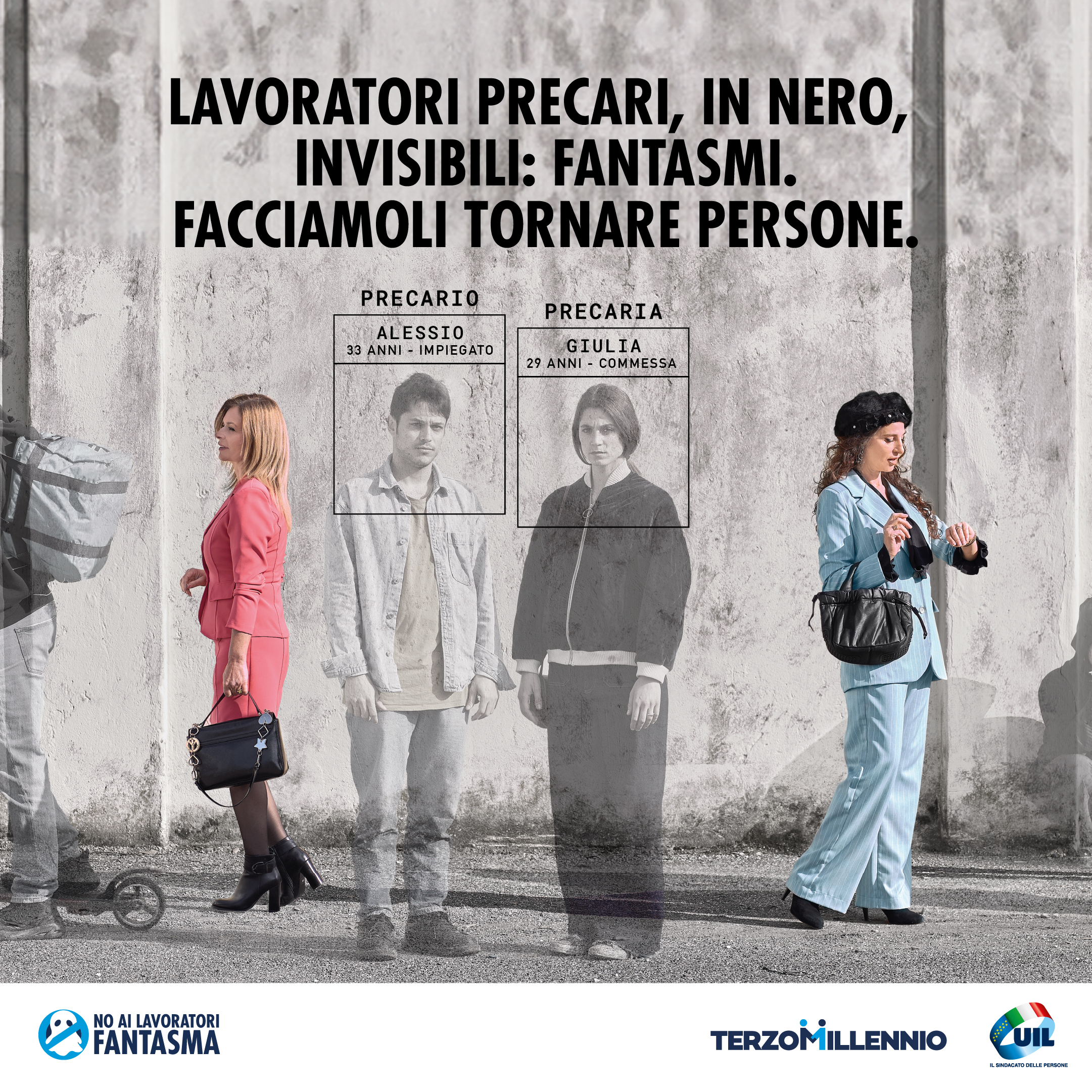 No ai lavoratori fantasma. la nuova campagna della UIL